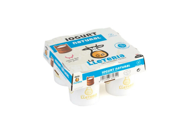 Iogurt natural (pack 4 unitats) - La Lleteria