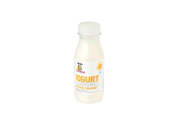 Batut de iogurt natural ensucrat 250ml - La Lleteria