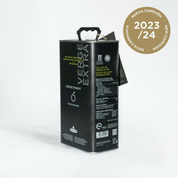 Oli d'oliva verge extra 3L L'Or de Ponent (llauna)- Fruits de Ponent